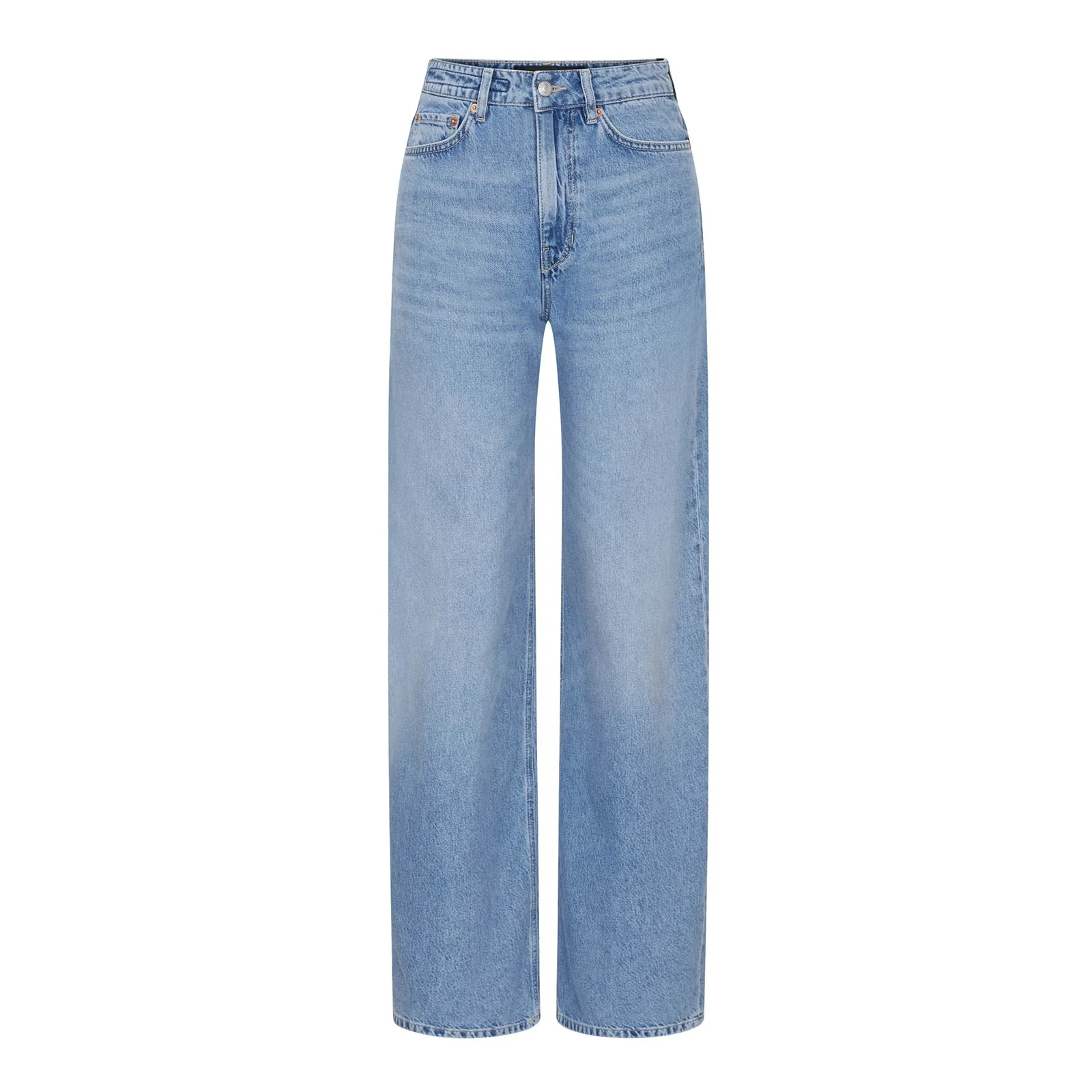 Medley Mid-Waist Jeans 260199 light blue - Image 6